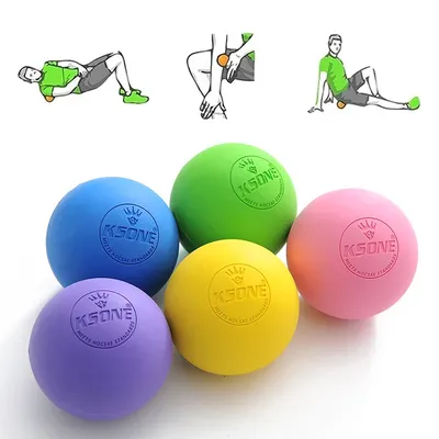 고무 근막 마사지 볼 라크로스 볼 요가 피트니스 운동기구 딥 티슈 근육 이완 발 등 어깨 건강 관리